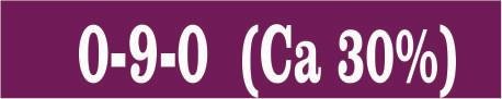 logo del bioestimulante "0-9-0 Ca30%"